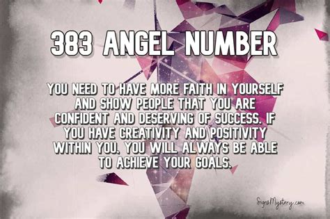 383 angel number|The Meaning of the 383 Angel Number